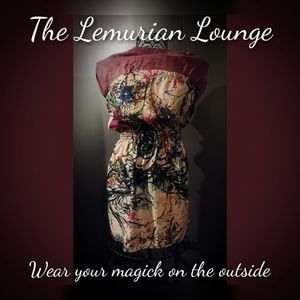 Multicolored Silk Dress Boho Gypsy Dress